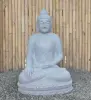  Product image 1 of the product “Seated Buddha made of Riverstone in Bhumisparsha - gesture of touching the earth. 83cm height. ”